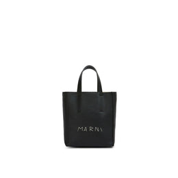 Marni Black Calfskin Tote Bag