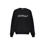 Off-White Black Cotton Sweatshirt