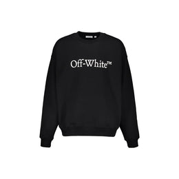 Off-White Black Cotton Sweatshirt