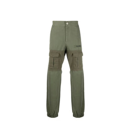 Palm Angels Bicolor Cotton Cargo Pants