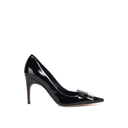 Sergio Rossi Black Calfskin Pumps