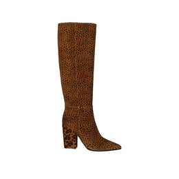 Sergio Rossi Brown Calfskin High Heel Boots