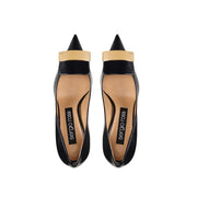 Sergio Rossi Black Calfskin High Heel Pumps