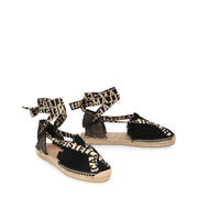 Stella McCartney Black Canvas Espadrilles