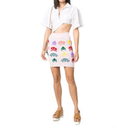 Stella McCartney Multicolor Cotton Mini Skirt