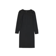 Alberta Ferretti Black Elastane Casual Dress