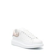 Alexander McQueen White Calfskin Platform Sneakers