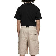 Ambush Beige Cotton Bermuda Shorts