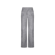 Amiri Gray Leather Pants