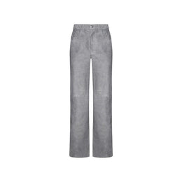 Amiri Gray Leather Pants