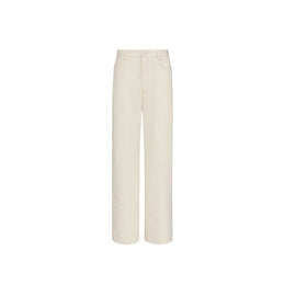 Dior White Cashmere Chino Pants