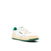 Autry White Leather Low Top Sneakers