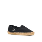 Saint Laurent Black Canvas Espadrilles