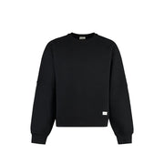 Saint Laurent Black Cotton Sweatshirt