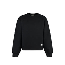 Saint Laurent Black Cotton Sweatshirt