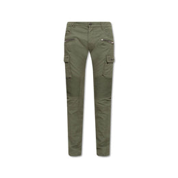 Balmain Bicolor Cotton Cargo Pants