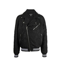 Balmain Black Polyester Bomber