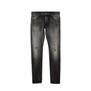 Balmain Black Cotton Skinny Jeans