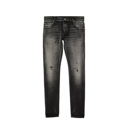 Balmain Black Cotton Skinny Jeans