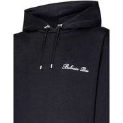 Balmain Black Cotton Sweatshirt