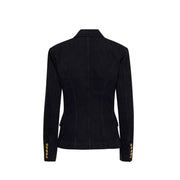 Balmain Black Cotton Blazer