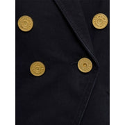 Balmain Black Cotton Blazer