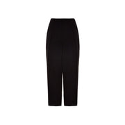 Balmain Black Viscose Casual Pants