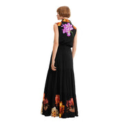 Desigual Black Viscose Casual Dress