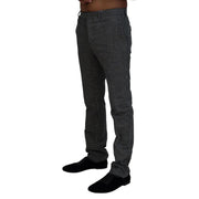 BENCIVENGA Black Cotton Dress Pants