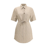 Fendi Beige Cotton Casual Dress