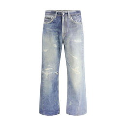 Our Legacy Light Blue Cotton Relaxed Fit Jeans
