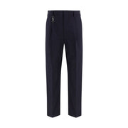 Prada Blue Cotton Dress Pants