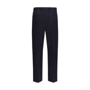 Prada Blue Cotton Dress Pants
