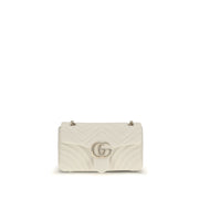 Gucci White Calf Leather Bos Taurus Shoulder Bag