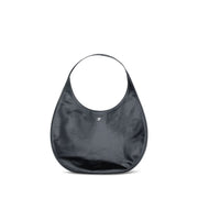Courrèges Black Calf Leather Bos Taurus Shoulder Bag