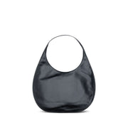 Courrèges Black Calf Leather Bos Taurus Shoulder Bag