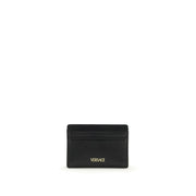 Versace Black Calf Leather Bos Taurus Wallet