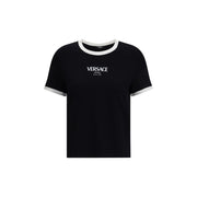 Versace Black Viscose T-Shirt