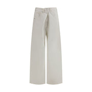 Agolde White Cotton Jeans Denim