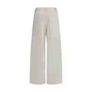 Agolde White Cotton Jeans Denim