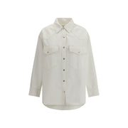 Agolde White Denim Shirt