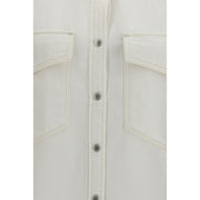 Agolde White Denim Shirt