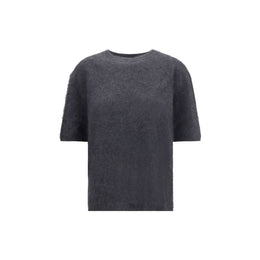 Lisa Yang Gray Cashmere Cashmere Sweater
