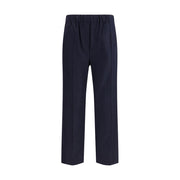 Max Mara Blue Wool Casual Pants