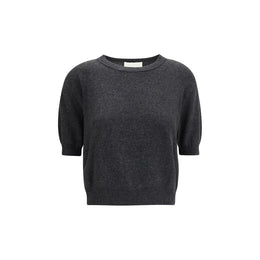 Lisa Yang Gray Fleece Wool T-Shirt