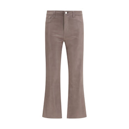L'Agence Beige Cotton Casual Pants