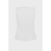 19V69 Italia White Viscose Tank Tops