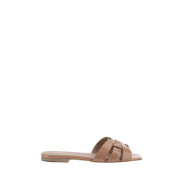 Saint Laurent Multicolor Calf Leather Bos Taurus Flat Sandals