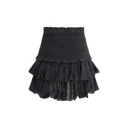 Marant Etoile Black Cotton Mini Skirt