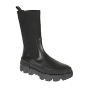 Moncler Black Calfskin Ankle Boots